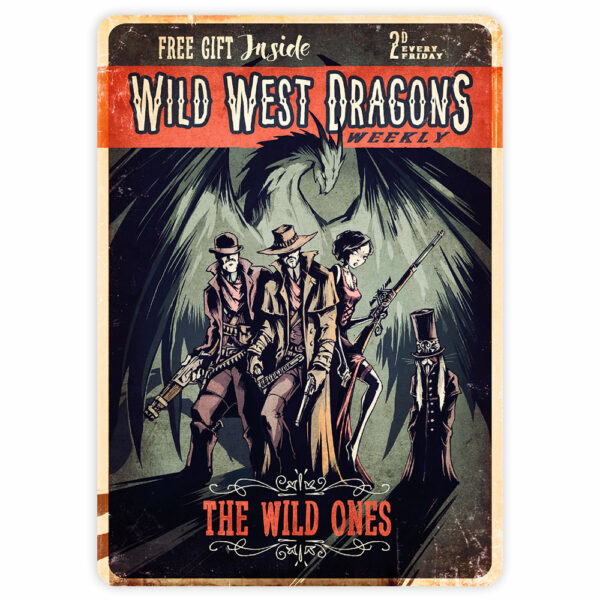 Carte Postale « Wild West Dragons »