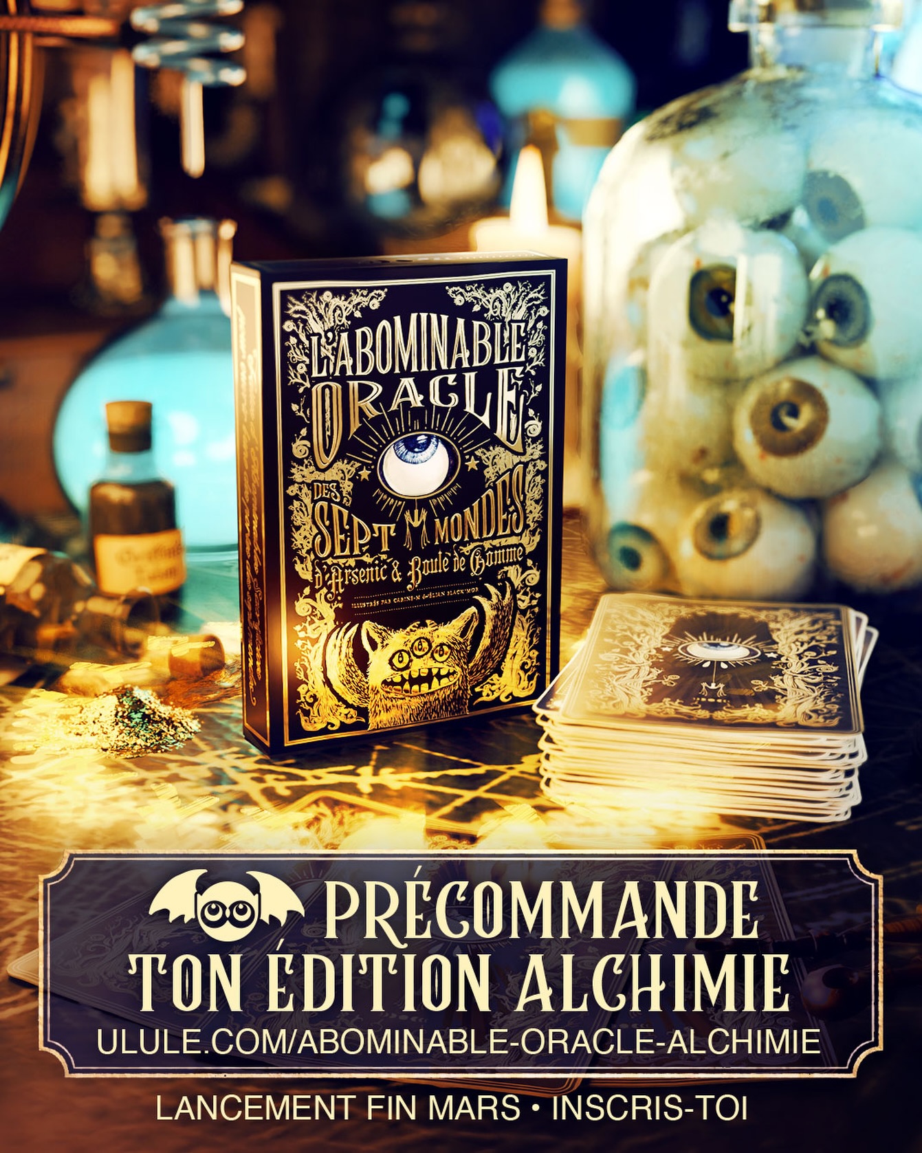 📣 AVIS AUX EXPLORATEURS DE L’INVISIBLE ! 👁️👁️👁️
Découvrez notre Édition Alchimie sur ULULE. Plus qu’un jeu, c’est l’anthologie de 20 ans de création dans les mondes imaginaires d’Arsenic & Boule de Gomme.

Le grand saut est prévu pour la fin mars* !

⚠️ Ne manquez pas le coche ! Inscrivez-vous dès maintenant via le lien dans la bio pour : Ne pas louper l’offre Earlybird, réservée aux plus rapides !

Nous comptons sur VOUS pour donner naissance à cette édition de prestige. 

Carine-M & Élian — 𝐓𝐞𝐬 𝖘𝖊𝖗𝖛𝖎𝖙𝖊𝖚𝖗𝖘 𝖉𝖚 𝕭𝖎𝖟𝖆𝖗𝖗𝖊 🕸️

*NOTABENE : Nous trépignons d’impatience de vous faire découvrir nos surprises à la fin du mois, sauf si Graooum, notre cher Monstre Guide, décide de prolonger ses expériences mystiques de transmutation. Il semble obsédé par l’idée de métamorphoser notre Oracle avec toujours plus de finitions en or... ✨

#ulule #Oracle #JeuDeCartes #Imaginaire #illustration @la_fraise_carnivore @elian_black_mor r @graooum @la_fraise_carnivore