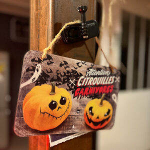 Pancarte de Porte Citrouilles Carnivores – Image 2