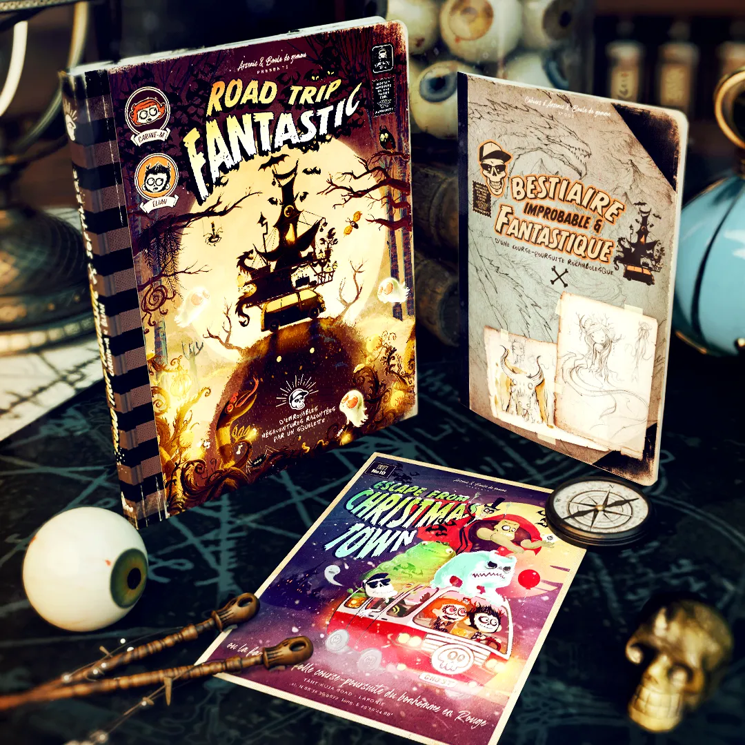 DEAL ROAD TRIP FANTASTIC ! Le livre + 1 Bestiaire + 1 Tiré à part – Image 2